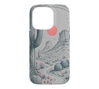 Cactus Southwest Desert Scenery Boho Style Graphic Case for iPhone 14 Pro