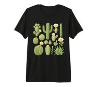 Cactus Succulent Cacti Lover Botanical Rustic Vintage Cactus Premium T-Shirt