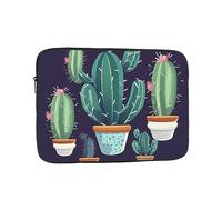 Cactus Succulent Plant Laptop Case 13 inch, Shockproof Protective Computer Sleeve Cover Water Resistant Laptop Bag Carrying Tablet Cover Briefcase Handbags Gifts for Men Women