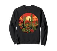Cactus Succulent Plant Retro Cacti Sweatshirt