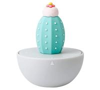 Cactus Time Manager, Soft Rubber Mechanical Timer, 60-Minute Wind Up Countdown, Fun Plant Design for Study, Desk Decor Portable Timer(Blu)