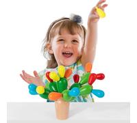 Cactus Toy - 28-Piece Rainbow Interlocking Blocks | Educational Early Childhood | Colorful, Safe, 7.5cm Base, 4.5-7.5cm Pieces |, and Children Developing Manual Skills and