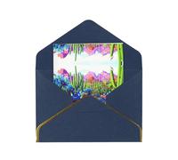 Cactus Tropical Animal Fox Snake Pig Greetings All Occasion Cards For Thank You Birthday Congratulations Envelopes Blank Cards