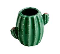 Cactus Vase Ceramic - Planter, Decorative Cactus Shaped Vase | Small Vases Desk Decor, Modern Ceramic Flower Pot, Stylish Home Decor for Living Room, Dining Table, and Shelf Display