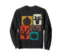 Cactus Vintage Collage Succulent Lover Gardener Sweatshirt