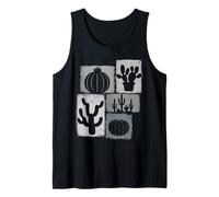 Cactus Vintage Collage Succulent Lover Gardener Tank Top