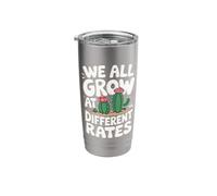 Cactus We All Grow At Different Rates Plants Stainless Steel Insulated Tumbler
