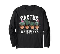 Cactus Whisperer Succulent Plant Lover Gardening Long Sleeve T-Shirt