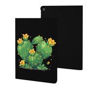 Cactus with Yellow Desert Flower Case Compatible for ipad 2019/2020/2021(10.2in) Tablet Cases Stand Protective Cover with Sleep/Wake