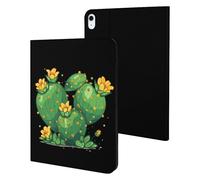 Cactus with Yellow Desert Flower Case Compatible for ipad Air5/air4 (10.9in) /ipad Pro 2018(11in) Tablet Cases Stand Protective Cover with Sleep/Wake