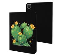 Cactus with Yellow Desert Flower Case Compatible for IPAD Pro 20/21/22(11in) Tablet Cases Stand Protective Cover with Sleep/Wake