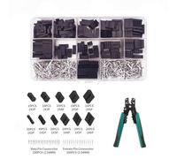 CACUINA 620Pcs Dupont Connector Kit with Crimping Pliers, Ergonomic Grip, RoHS Compliant, Model 620PDupont, Includes 620PCS Kits
