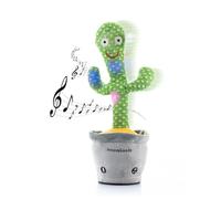 Cacxi Rechargeable Dancing and Talking Cactus with Music and LED Multi-Coloured InnovaGoods