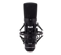 CAD Audio large diaphragm condenser microphone for studio & professional recordings (XLR, 48V phantom power, 1 inch diaphragm, 75 OHM impedance, 30 Hz - 20 KHz), silver