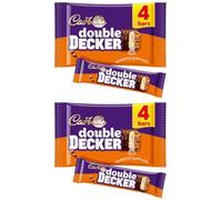 Cad Dairy Milk Bars Multipack Wispa, Caramel, Picnic, Boost, Flake, Fudge, Twirl, Starbar, Milk Chocolate Perfect for Sharing for Christmas & New Year (x2, Double Decker 4 Pack)