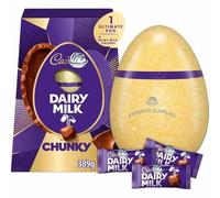 Cad Dairy Milk Chunky Easter Egg 389g - Milk Chocolate Egg with Individually Wrapped Cad Dairy Milk Chunks - Easter Gift For Adults and Kids For Easter 2026