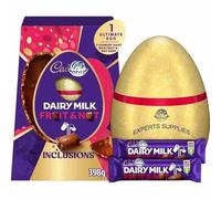 Cad Dairy Milk Fruit and Nut Shell Egg 398g - Hollow Milk Chocolate Egg With Dried Grapes - Easter Gift for Adults and Kids For Easter 2026