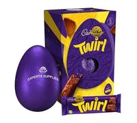 Cad Dairy Milk, Twirl, Crunchie, Wispa, Mini Eggs, Creme, Caramel, Buttons, Marvellous Creations, Chocolate Egg - Easter Gift for Kids, Easter Egg Hunts 2026 (Pack Of 1, Twirl Egg)