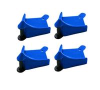 CAD Detailing Car Tyre Guard,4 Pcs Heavy Duty Wheel Hose Guides with Active Locking Grips Durable Plastic Detail Guardz for Car Washing Great Accessories for Car, Truck, & Motorcycle Tires(blue)