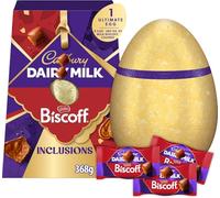 Cad NewBiscoff Ultimate Chocolate Easter Egg 368g - Smooth Milk Chocolate Egg with NewBiscoff Pieces & Treats - Perfect For Easter 2026