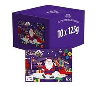 Cad Selection Box Christmas Eve Box Fillers 125g, Pack Of 10 - Medium Selection Boxes Christmas Chocolates For Kids - Stocking Fillers Suitable Of Vegetarian