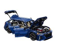 CaDA Audi 1:8 RS 6 Avant - 4663 Piece Brick Model Kit C61515W | Officially licenced technical model of the German estate car