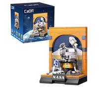 CaDA NASA Apollo 11 Lunar Module Display Scene - 206 Pieces - Self-Build Brick Building Block Model C56043W