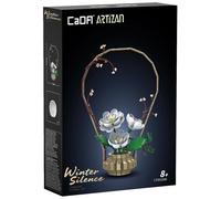 CaDA Artizan Oriental Floral Art Winter Silence Construction Toy Creative Series