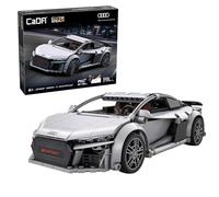 CaDA Audi R8 Coupé Sports Car - 536 Pieces - Self-Build Brick Building Block Model C57012W