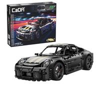 CaDA Black RUF GT Sports Car - 1655 Pieces - Self-Build Brick Building Block Model C63006W