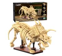 CaDA Triceratops Skeleton Display Dinosaur Fossils - 272 Pieces - Self-Build Brick Building Block Model C59013W