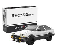 CaDA Initial D Toyota Trueno AE86 Car - 72 Pieces - Self-Build Brick Building Block Model C55018W
