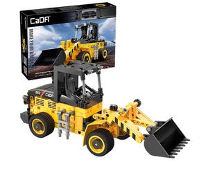CaDA Bricks Wheel Loader Construction Toy Set 403 pcs