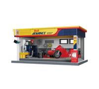 CaDA Building Series - Shell Maintenance Service Station - 330 pcs - C66034W