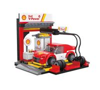 CaDA Building Series - Shell Pit Stop Staging Station - 237 pcs - C66035W