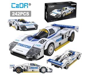 CaDA - C42 C55029W Mazda 787B Plastic Brick Kit Sports-Car Bricks Toys