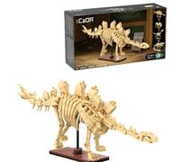 CaDA Stegosaurus Skeleton Display Dinosaur Fossils - 297 Pieces - Self-Build Brick Building Block Model C59012W