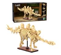 CaDA Stegosaurus Skeleton Display Dinosaur Fossils - 297 Pieces - Self-Build Brick Building Block Model C59012W