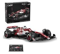 CaDA C64005W Alpha Romeo F1 Car C42 2022 Season, 1:8 Building Block Technology Racing Model Age 15+, 1868 Piece F1 Equation Racing Car, Boys and Adults Collect Gifts