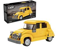 CaDA Citroën 2CV Retro French Car - 298 Pieces - Self-Build Brick Building Block Model C55021W