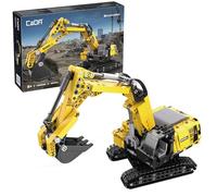CaDA Construction Excavator with Manual Control - 467 Pieces - Self-Build Brick Building Block Model C65003W