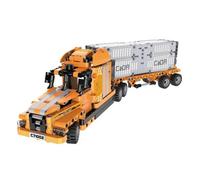 CaDA Container Port Set, Forklift, Truck, Crane Brick Build Model Kit