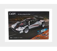 CADA DBLC52022W Z-WIND Sports Car Building Set 321 Pcs White Black 1/20