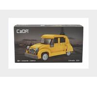 CADA DBLC55021W Citroen 2CV Building Set 298 Pieces Yellow 1/24