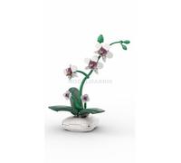 CaDA Orchid Building Set 237 Pieces Potted Flower Display Model Ages 8+