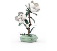 CaDA Camellia Flower Plant Building Set 301 Pieces Home Décor Model Ages 8+