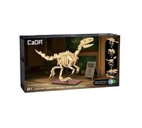 CaDA Velociraptor Skeleton Display Dinosaur Fossils - 256 Pieces - Self-Build Brick Building Block Model C59014W