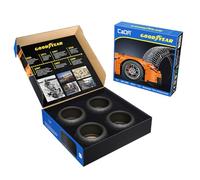 CaDA Goodyear 1:10 Brick Model Tyres - Officially Licensed - Ideal for LEGO