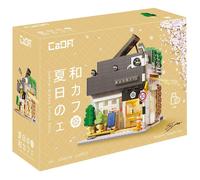 CaDA Japanese Summer Coffee House Brick Construction Model 1116 Piece