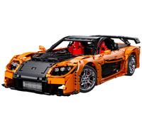 CaDA Mazda RX-7 Orange Sports Car - 3305 Piece Brick Model Kit C61502W